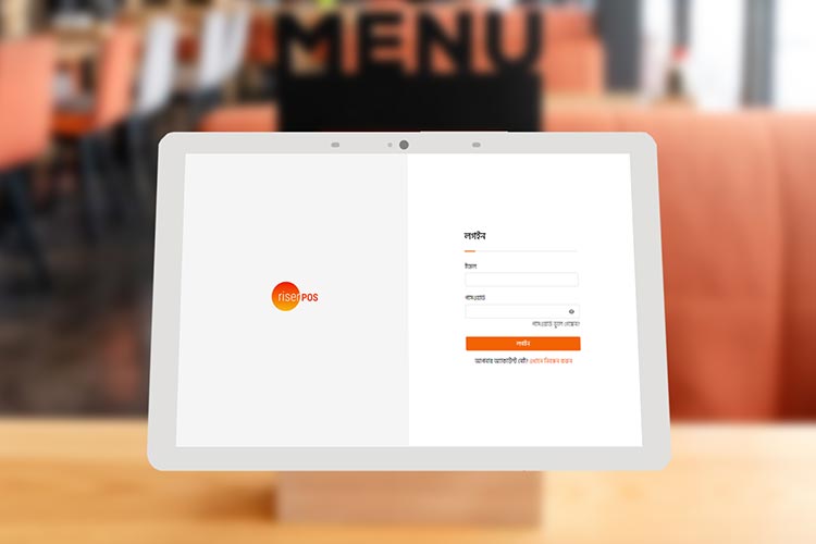 Restaurant staff using a smart POS system to manage orders and sales
